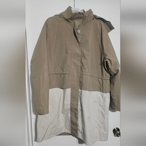 Lole Aubrey 3-in-1 Waterproof Insulated Jacket Oyster Women Size XL NWT